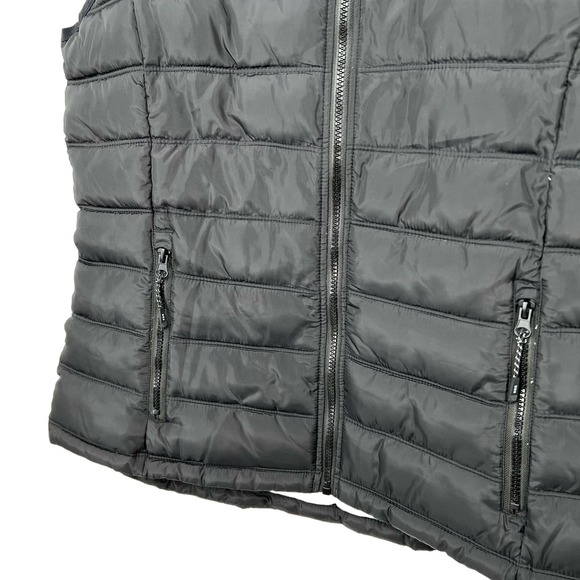 NEW Elevate Womens Mercer Insulated Vest Black LARGE Puffer Winter Snow Cozy - Picture 4 of 6